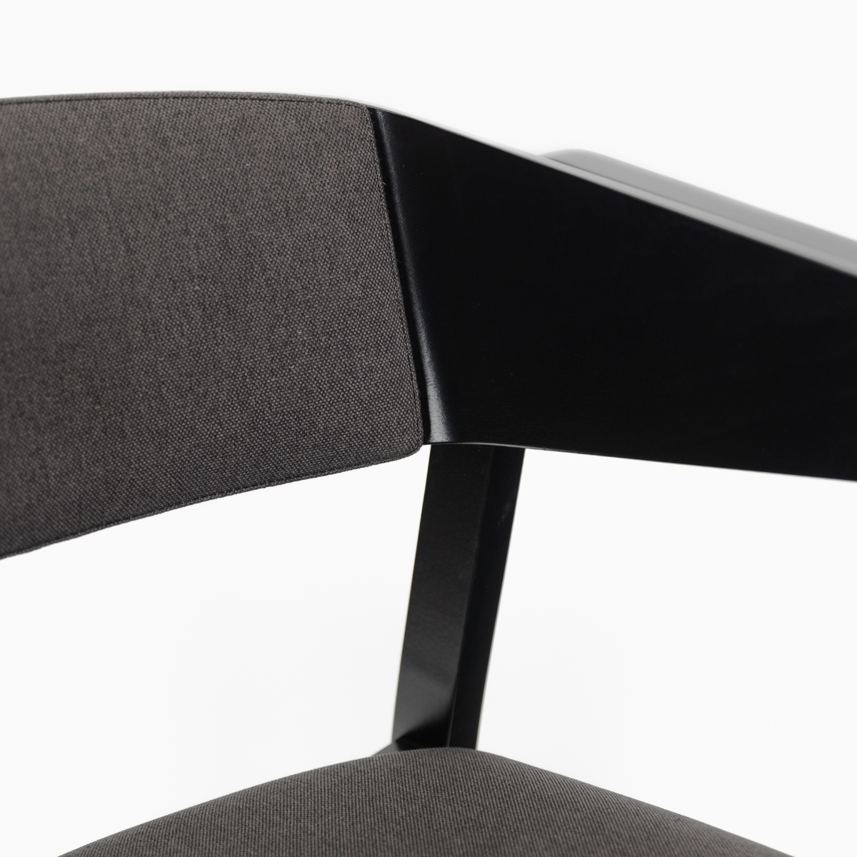 MR ZOE Black elegant Wooden indoor chair